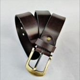 Plain Black Grain Leather Belt (Value Range)