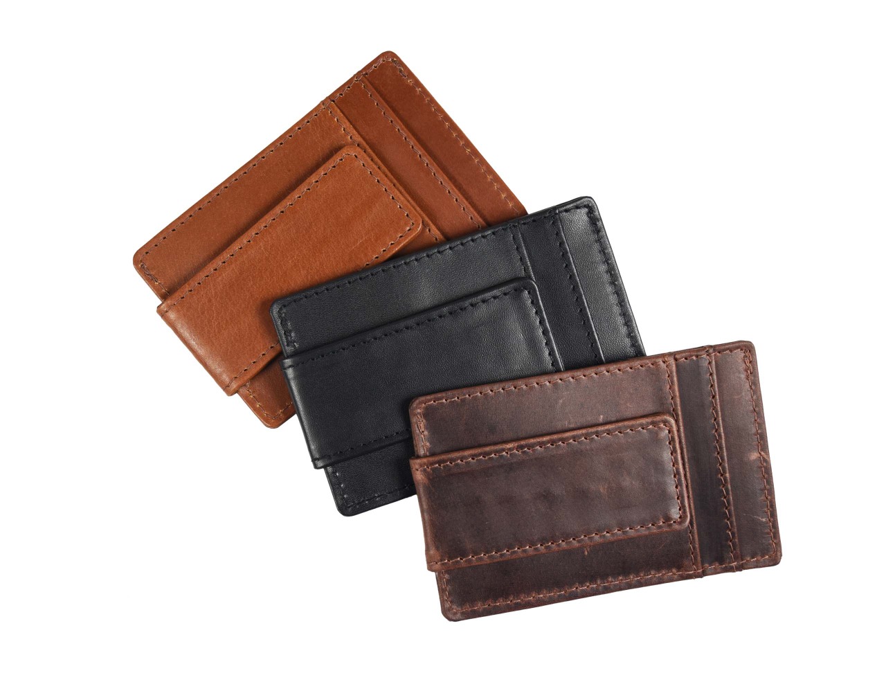 Handmade Full-Grain MagHold Minimalist Wallet